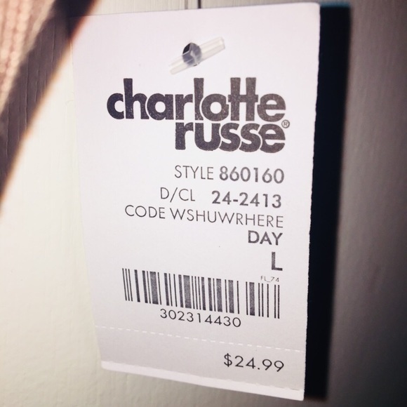 NWT Large Bodycon Ribbed Tank Top Lace Up Dress - Picture 3 of 4